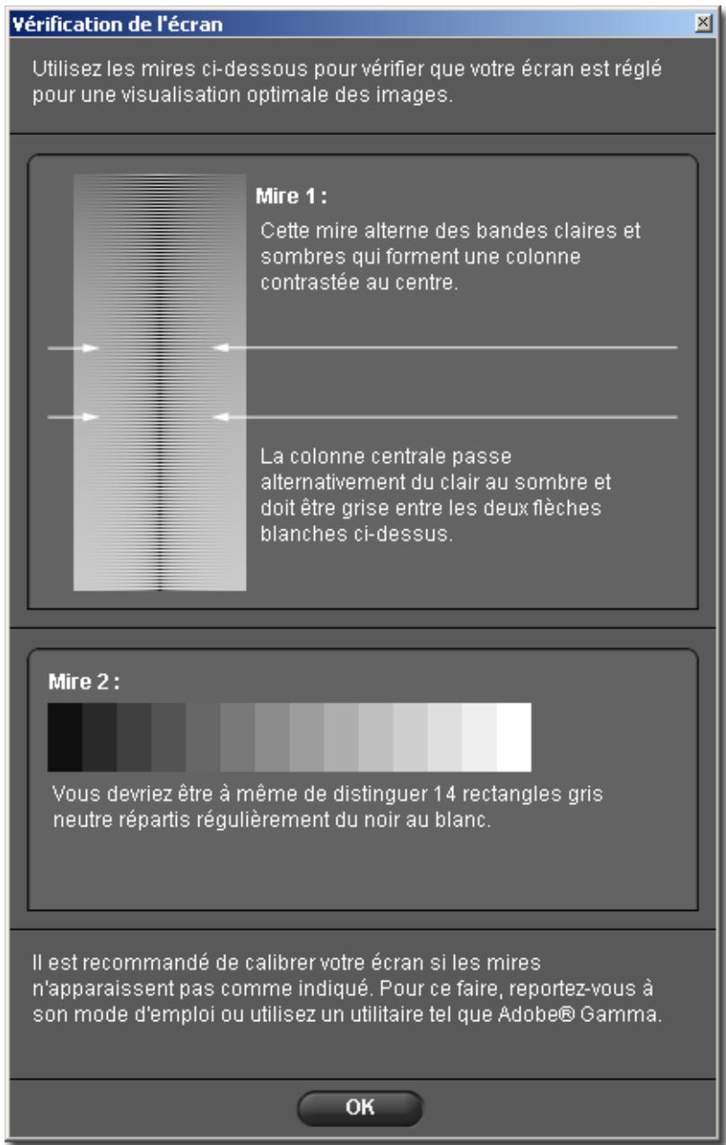 SIGMA PHOTO PRO 2.5 - Vérification de la luminosité, du gamma et de la couleur - 1