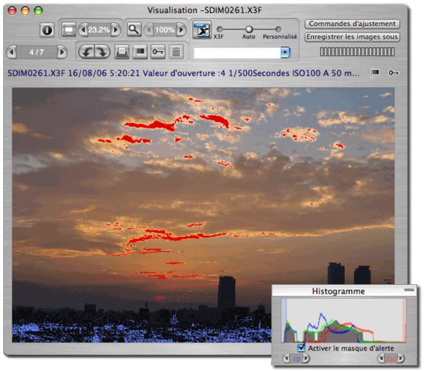 SIGMA PHOTO PRO 3.2 - Utilisation du masque pour analyser les zones claires et les ombres - 1