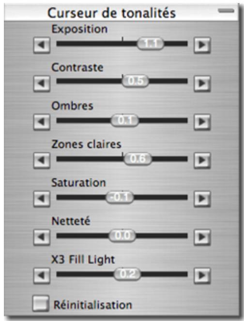 SIGMA PHOTO PRO 3.2 - Utilisation des curseurs de tonalités - 1