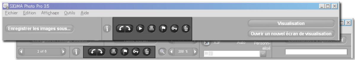 SIGMA PHOTO PRO 3.5 - Pointage, Protection & Rotation d/images dans l' Ecran principal et l'Ecran de Visualisation - 1