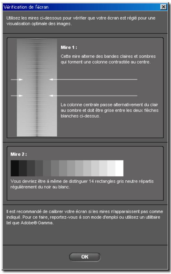 SIGMA PHOTO PRO 3.5 - Etaconnage de I'ecran de l'ordinateur - 1