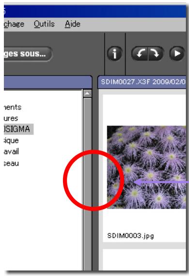 SIGMA PHOTO PRO 3.5 - Modifier la taille de l'Ecran principal - 1