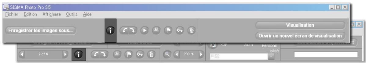 SIGMA PHOTO PRO 3.5 - Accès à la Fenêtre d'Information - 1