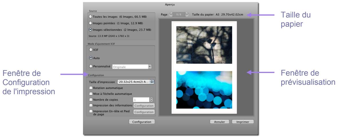 SIGMA PHOTO PRO 4 - Impression d/images à partir de l'Ecran principal ou de l'Ecran de visualisation - 2