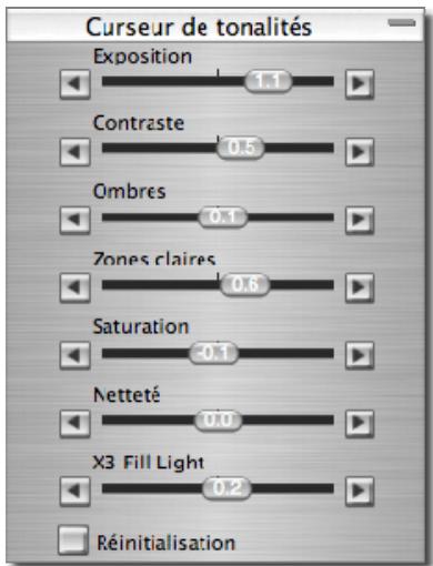 SIGMA PHOTO PRO 4 - Utilisation des curseurs de tonalités - 1