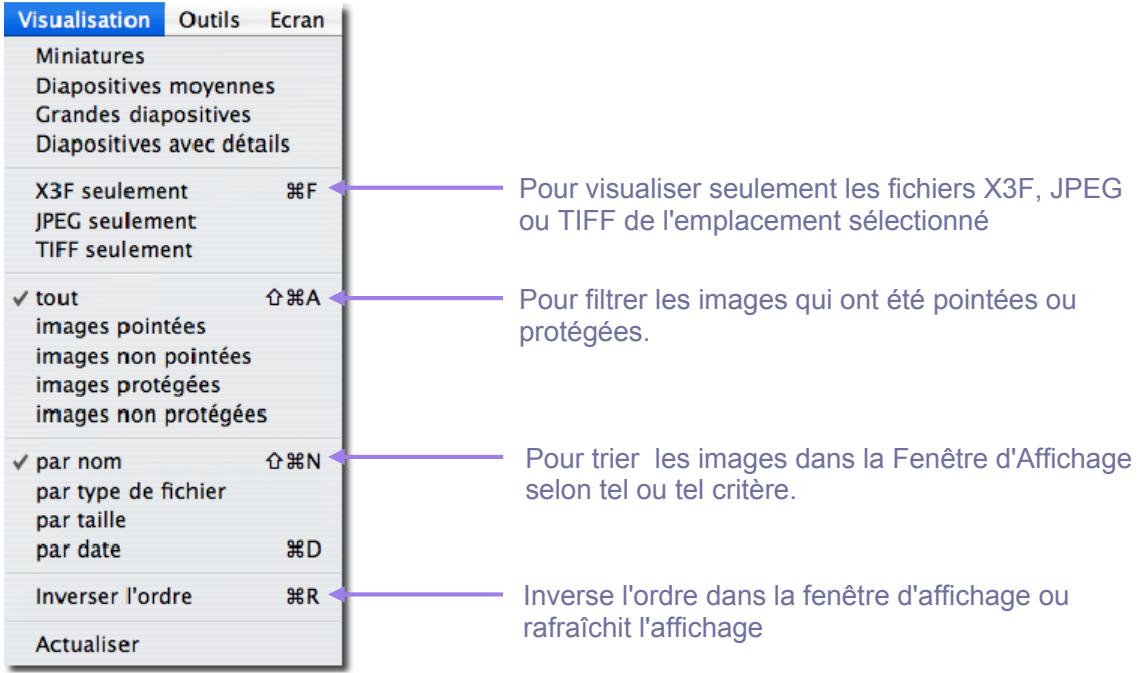 SIGMA PHOTO PRO 4.1 - Trier et filtrer les visuels - 1