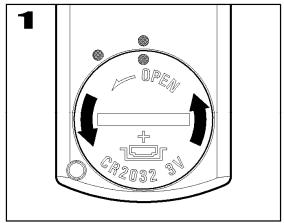 SIGMA SD15 - REEMPLACEMENT DES PILES DE LA TELECOMMANDE - 1
