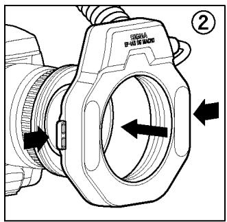 SIGMA EM-140 DG - MISE EN PLACE DU MODULE FLASH - 2