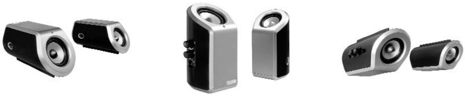 SAITEK 3D 210 - Positionierung des Laufsprechersystems - 1
