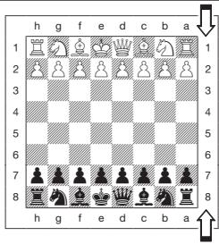 SAITEK CHESS EXPLORER - PRUEBE LAS NEGRAS DESDE EL FONDO: ESTA ES LA POSICION - 1