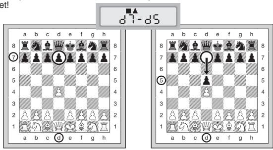 SAITEK CHESS EXPLORER - VOER DE ZET VAN UW COMPUTER UIT: EEN VOORBEELD - 1