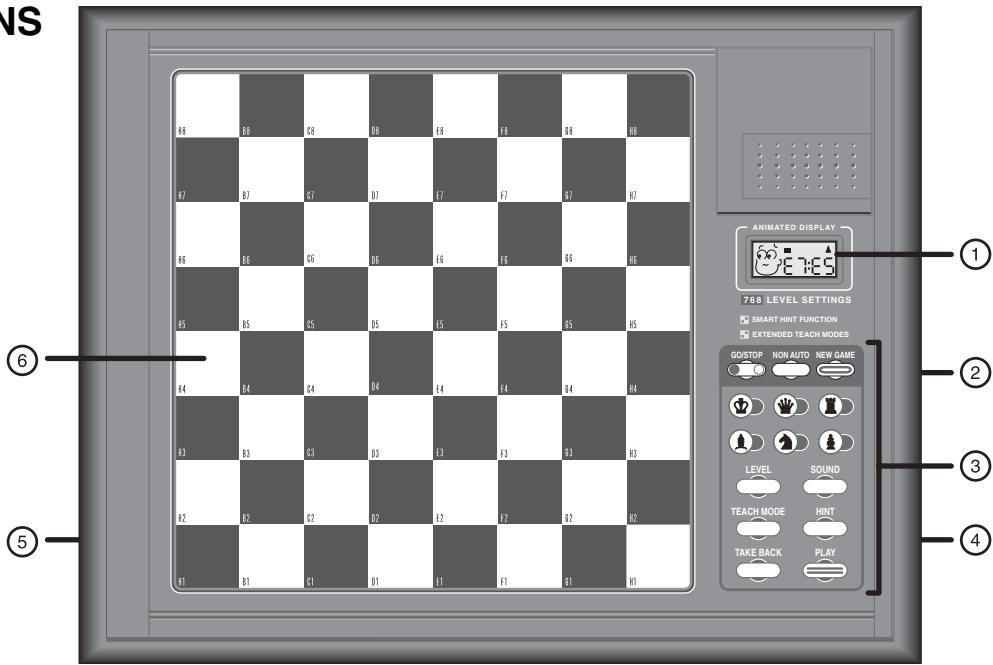 SAITEK CHESS TRAINER - Touches de PARTIE - 1