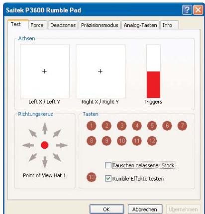 SAITEK CYBORG RUMBLE PAD - Konfiguration Ihres PC Gamepad - 1