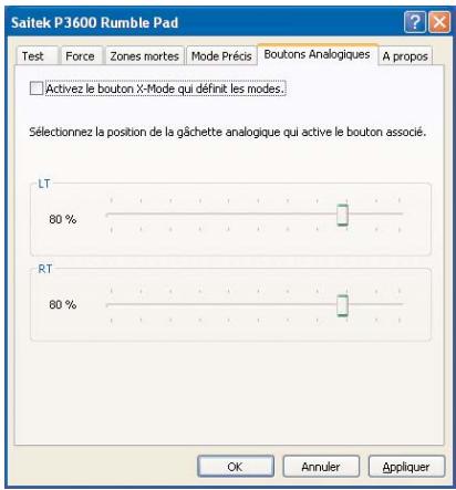 SAITEK CYBORG RUMBLE PAD - Configuration du PC gamepad - 5