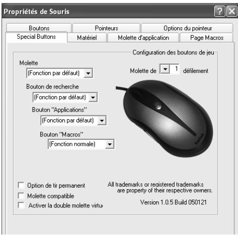 SAITEK GAMING MOUSE - Bouton de recherche - 1