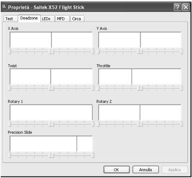 SAITEK X52 FLIGHT CONTROL SYSTEM - Permantere le zone morte - 1