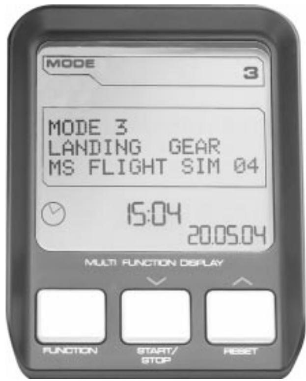 SAITEK X52 FLIGHT CONTROL SYSTEM - Funzionalità del display multifunzionale - 1