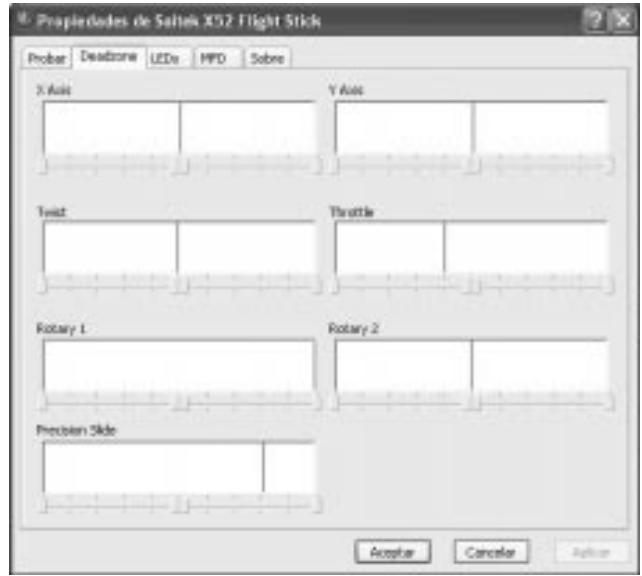SAITEK X52 FLIGHT CONTROL SYSTEM - Mantenimiento de las zonas muertas - 1