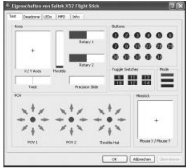 SAITEK X52 FLIGHT CONTROL SYSTEM - Controller testen - 1