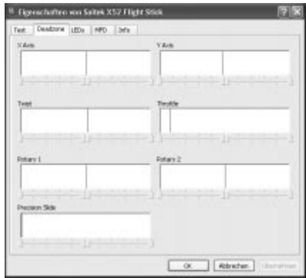 SAITEK X52 FLIGHT CONTROL SYSTEM - Einstellen der toten Zonen - 1