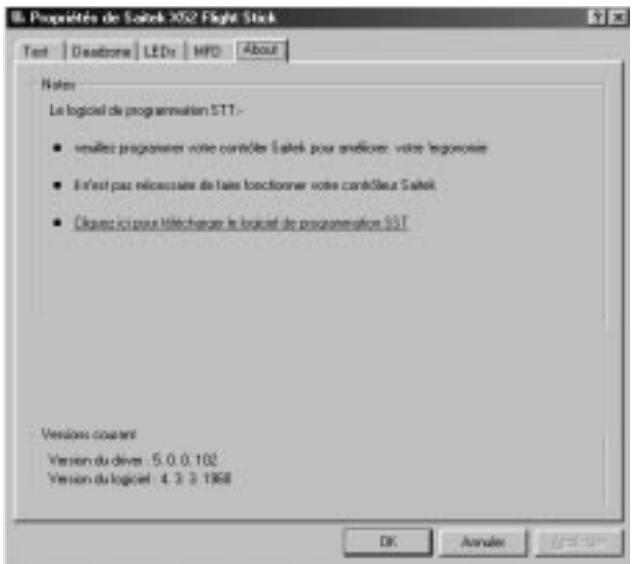 SAITEK X52 FLIGHT CONTROL SYSTEM - Notes de visualisation et informations sur la version - 1
