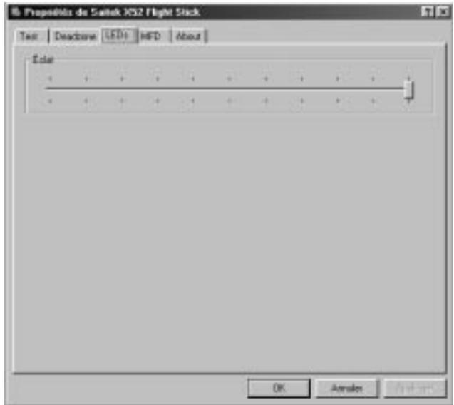 SAITEK X52 FLIGHT CONTROL SYSTEM - Pour gérer la luminosité des diodes LED - 1