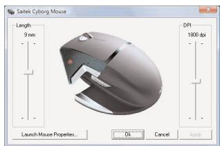 SAITEK CYBORG MOUSE - Installation sous windows® XP, XP64 et vista - 1