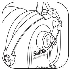 SAITEK PRO FLIGHT HEADSET - 5
