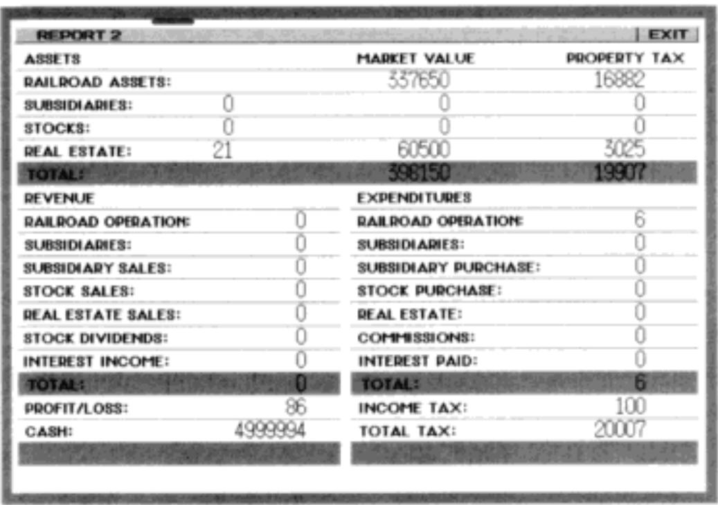 GAMES PC A-TRAIN - Graphe de la balance - 1