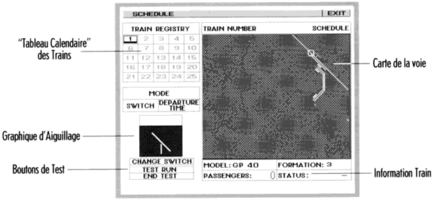 GAMES PC A-TRAIN - HORAIRE - 1