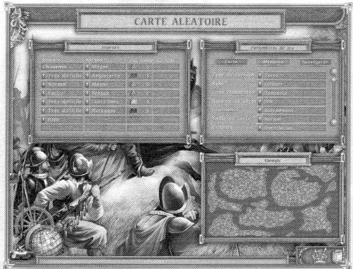 GAMES PC AMERICAN CONQUEST-TROIS SIECLES DE GUERRE - Paramètres de la carte - 1