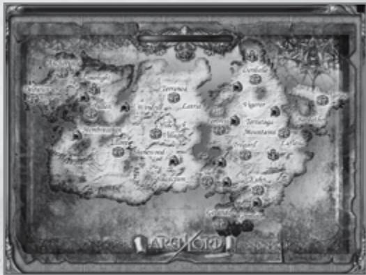 GAMES PC ARCHLORD - CARTE DU MONDE - 4