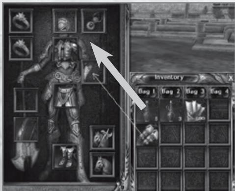 GAMES PC ARCHLORD - S'EQUIPER D'OBJETS ET LES RETIRER - 1