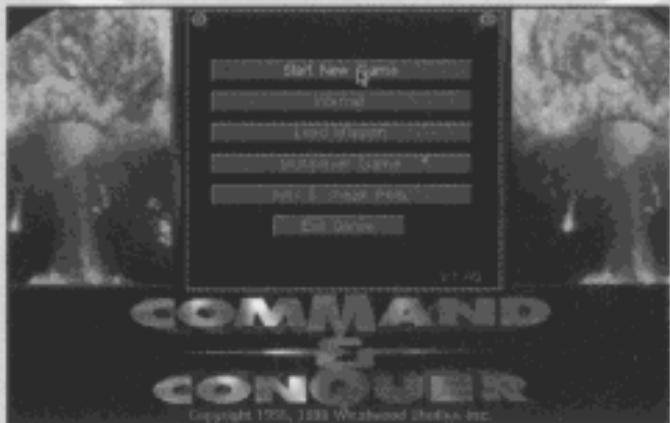 GAMES PC COMMAND & CONQUER - Menu d'introduction - 1
