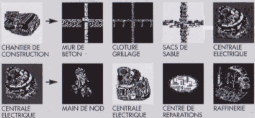 GAMES PC COMMAND & CONQUER - HIERARCHIE DES STRUCTURES DU NOD - 1