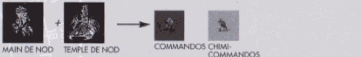GAMES PC COMMAND & CONQUER - HIERARCHIE DES UNITES DU NOD - 2