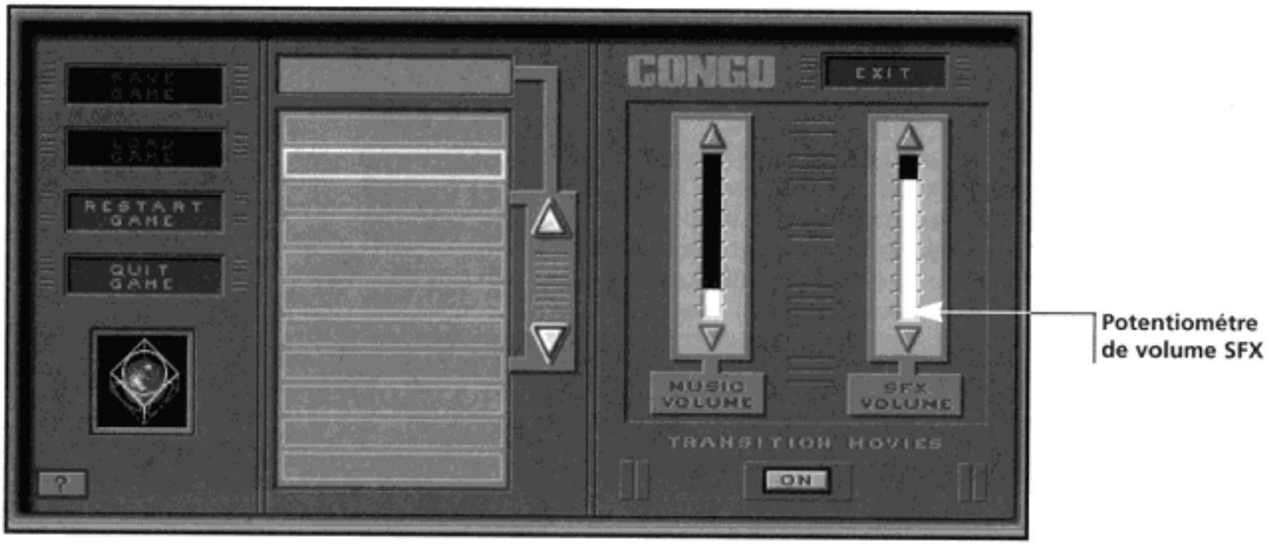 GAMES PC CONGO - Réglage du volume des effets sonores - 1