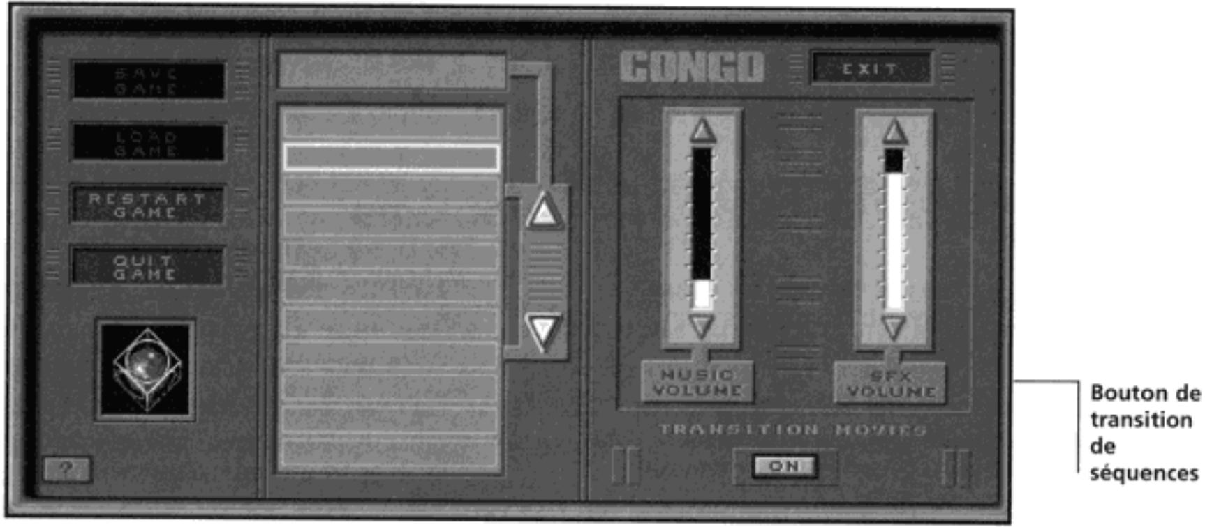 GAMES PC CONGO - Activier et désactiver les séquences de transition - 1