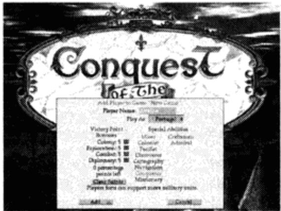 GAMES PC CONQUEST OF THE NEW WORLD - Commencer un jeu multijoueurs - 3