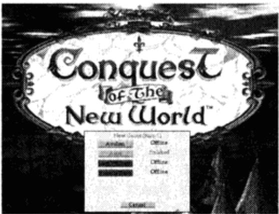 GAMES PC CONQUEST OF THE NEW WORLD - Commencer un jeu multijoueurs - 4