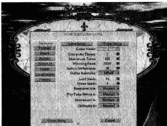 GAMES PC CONQUEST OF THE NEW WORLD - Configurer les caractéristiques de la vente joueur - 1