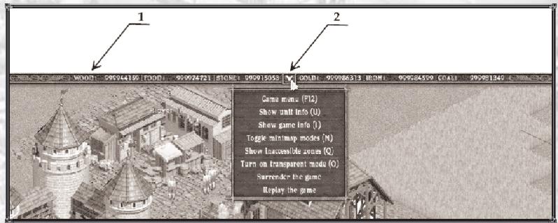 GAMES PC COSSACKS - Ecran de jeu - 1