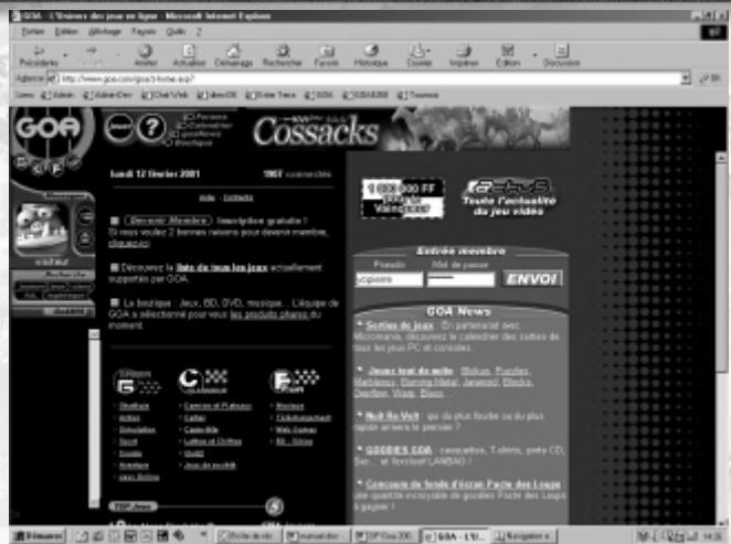 GAMES PC COSSACKS - COMMENT JOUER SUR GOA ? - 1