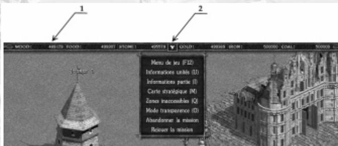 GAMES PC COSSACKS - ECRAN DE JEU - 1