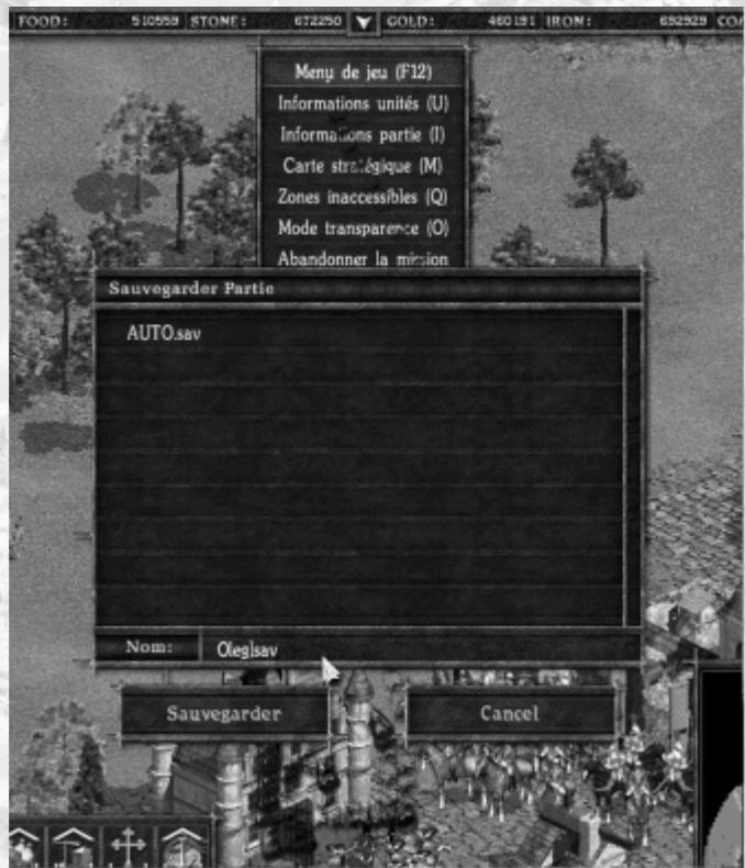 GAMES PC COSSACKS - SAUVEGARDE ET CHARGEMENT - 1