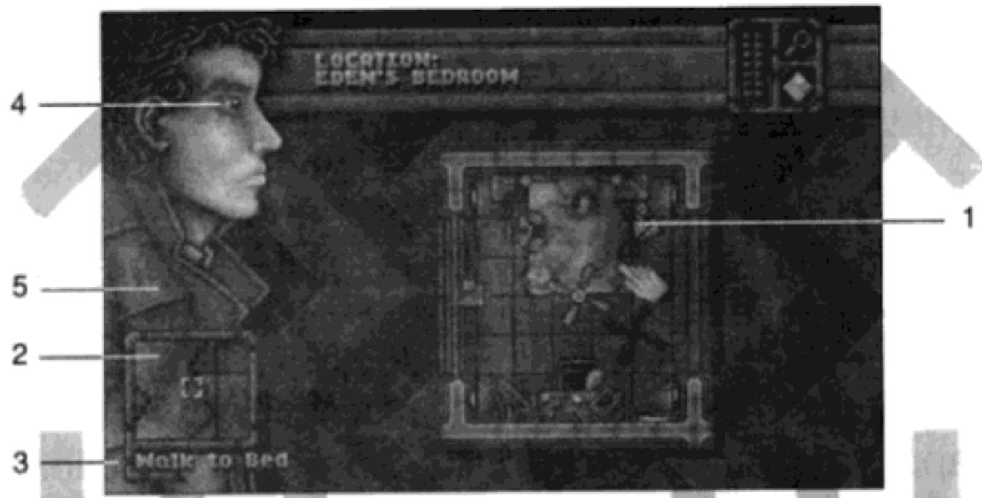 GAMES PC DREAM WEB - L'ECRAN DE JEU PRINCIPAL ET LE REPERTOIRE - 1