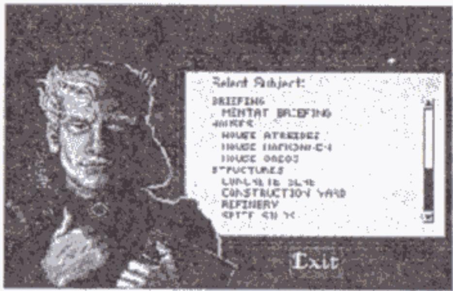 GAMES PC DUNE 2-THE BATTLE FOR ARRAKIS - BOUTON MENTAT: - 1