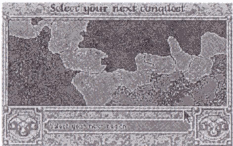 GAMES PC DUNE 2-THE BATTLE FOR ARRAKIS - Ecran Carte Stratégique: - 1