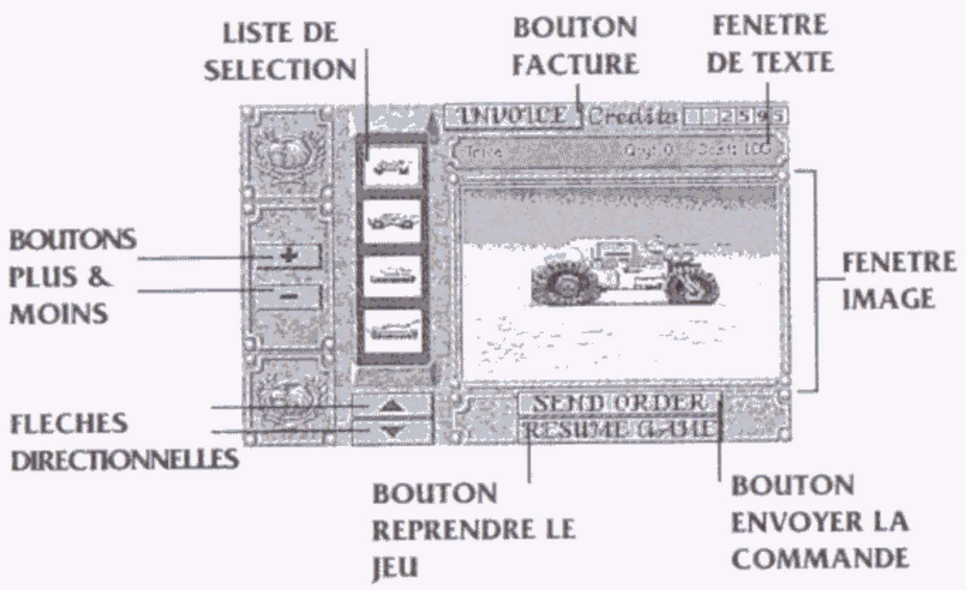 GAMES PC DUNE 2-THE BATTLE FOR ARRAKIS - Bouton Reprendre le Jeu: - 1