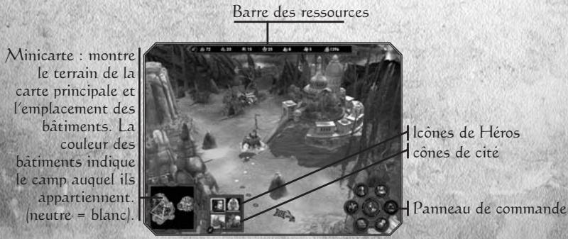 GAMES PC HEROES OF MIGHT AND MAGIC V - interface principale - 1